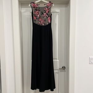 Aidan Mattox Sequin Mesh Gown